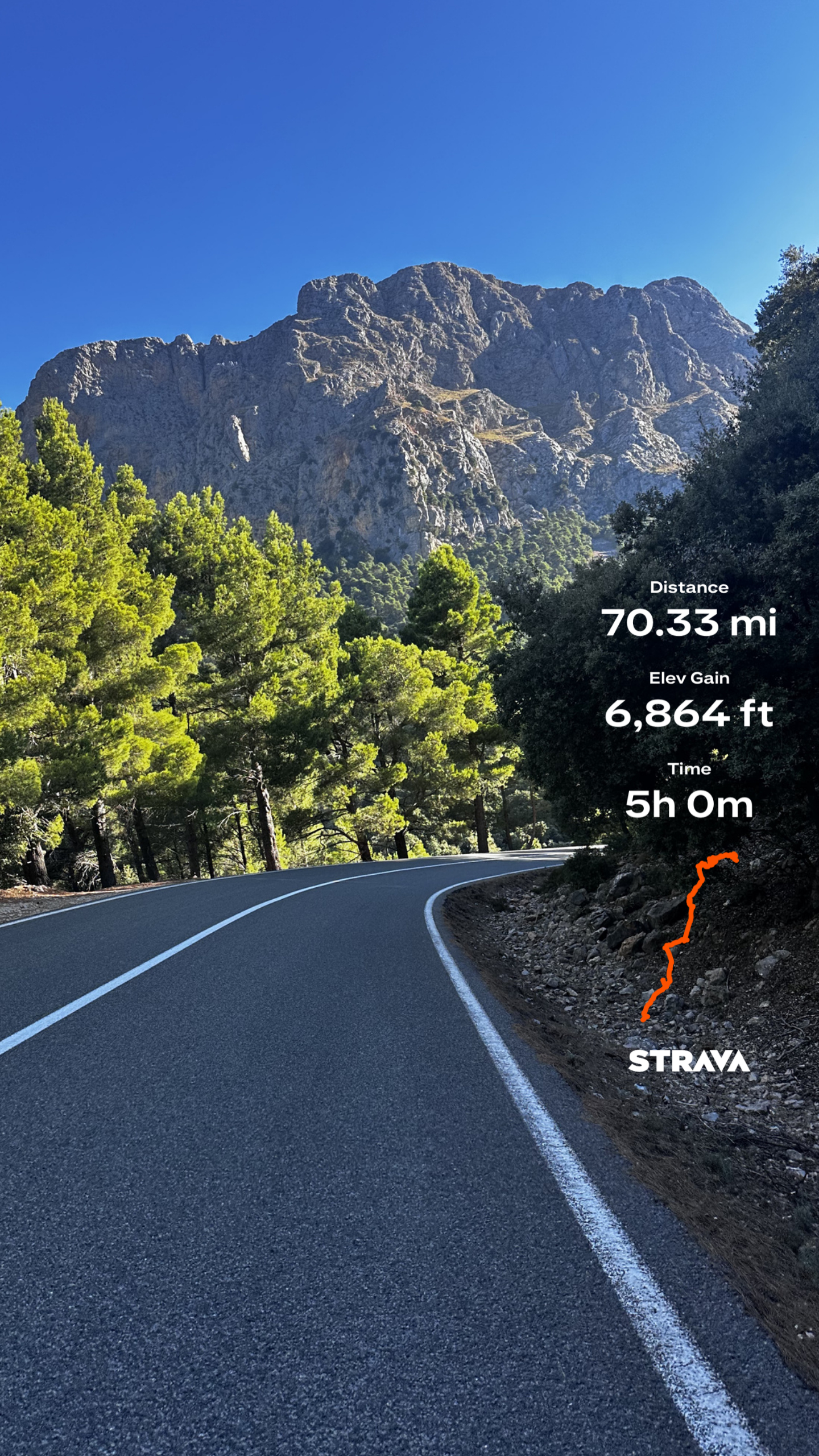 Peaceful and scenic cycling