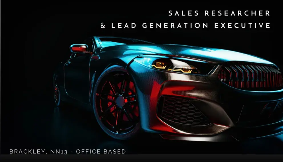 Sales Researcher & Lead Generation Executive Brackley