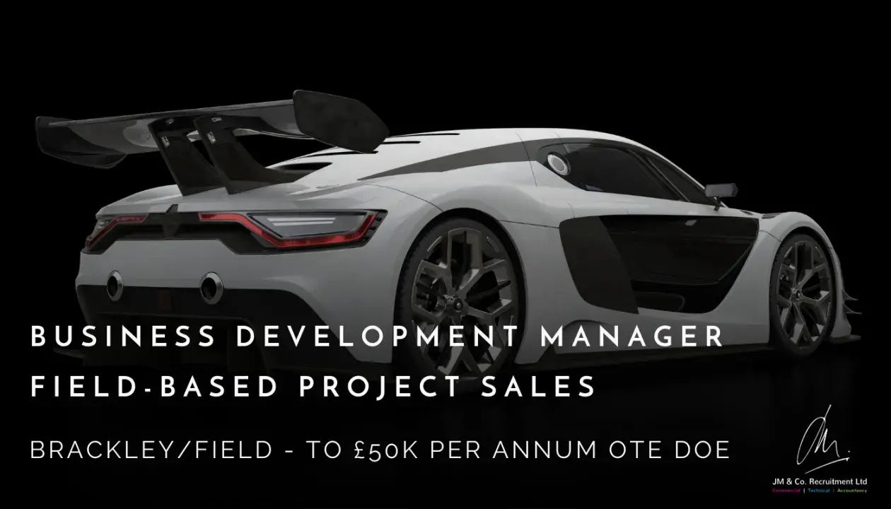 Field Based Business Development Manager role in Brackley NN13